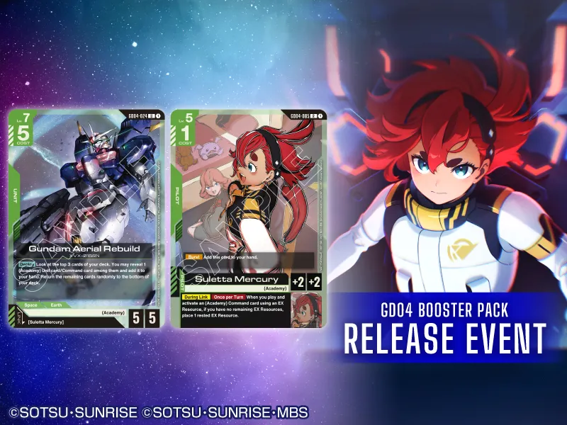 GUNDAM CARD GAME GD04 Release Event – Fri. April 24, 2026 07:00 PM